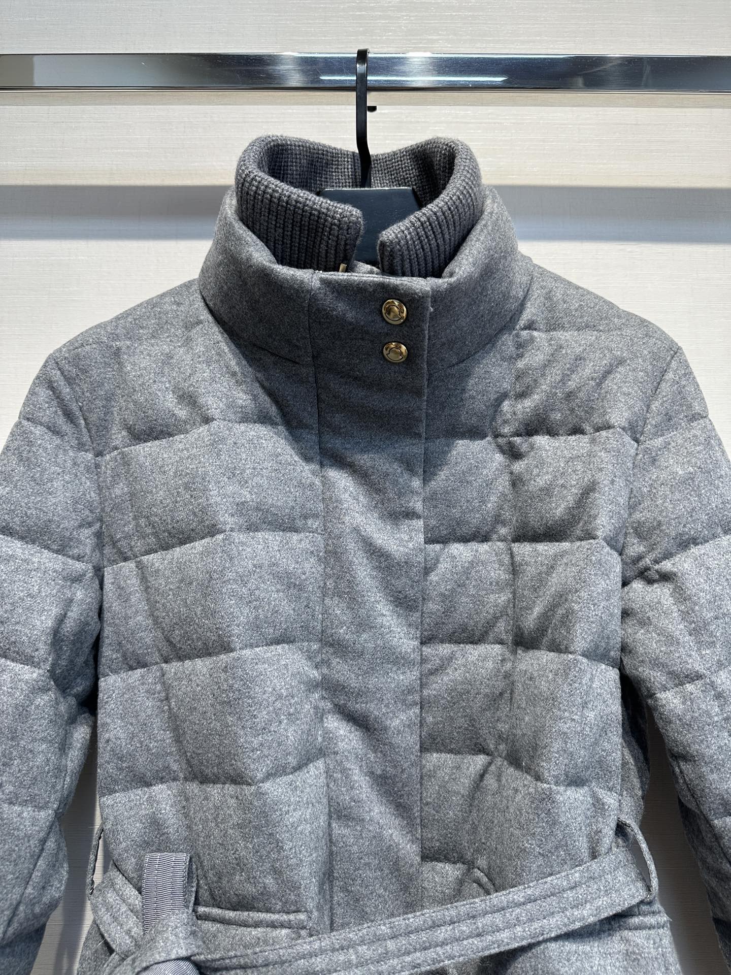 MC 2025 Jacket Grey Polyester Wool