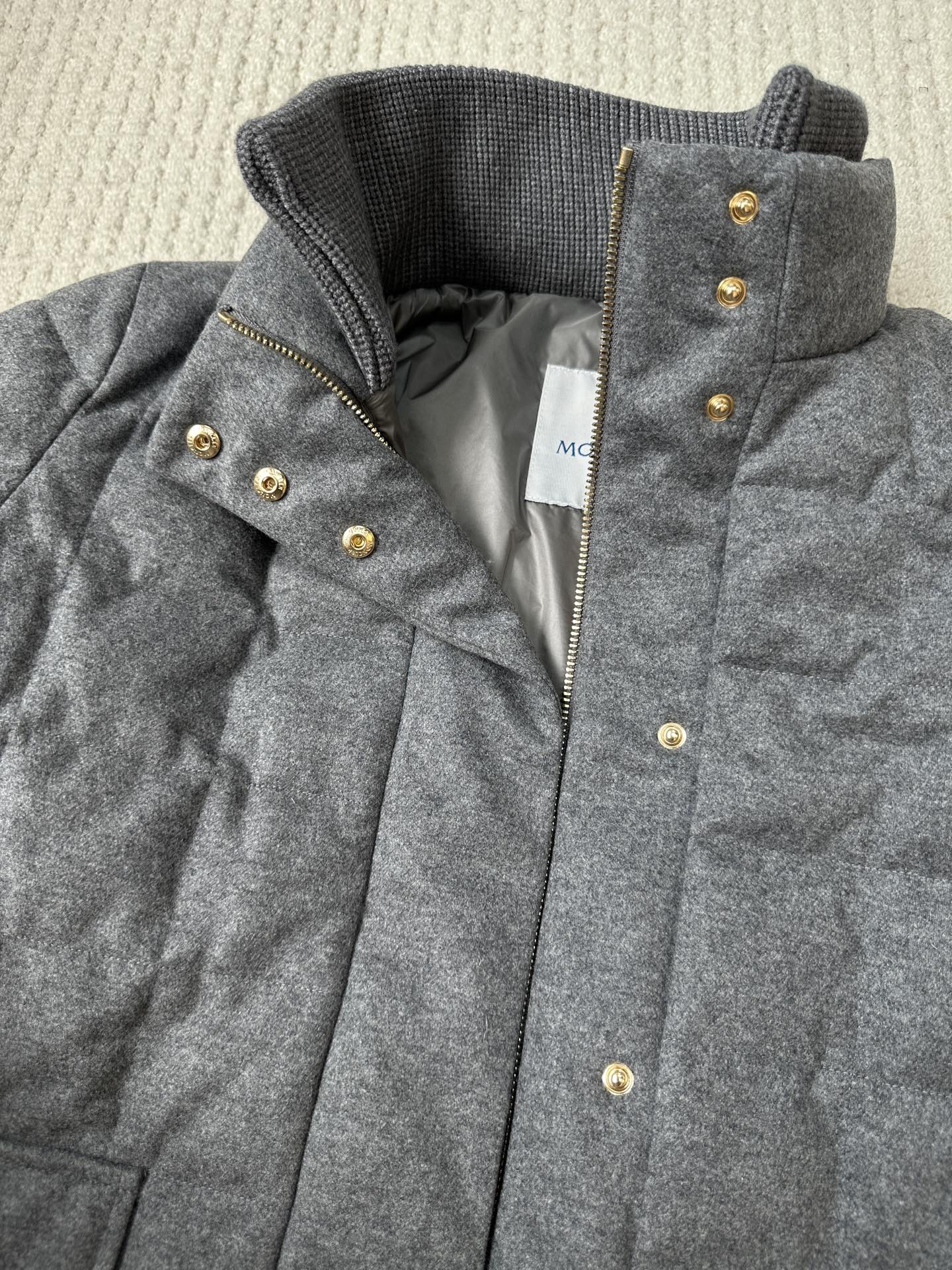 MC 2025 Jacket Grey Polyester Wool