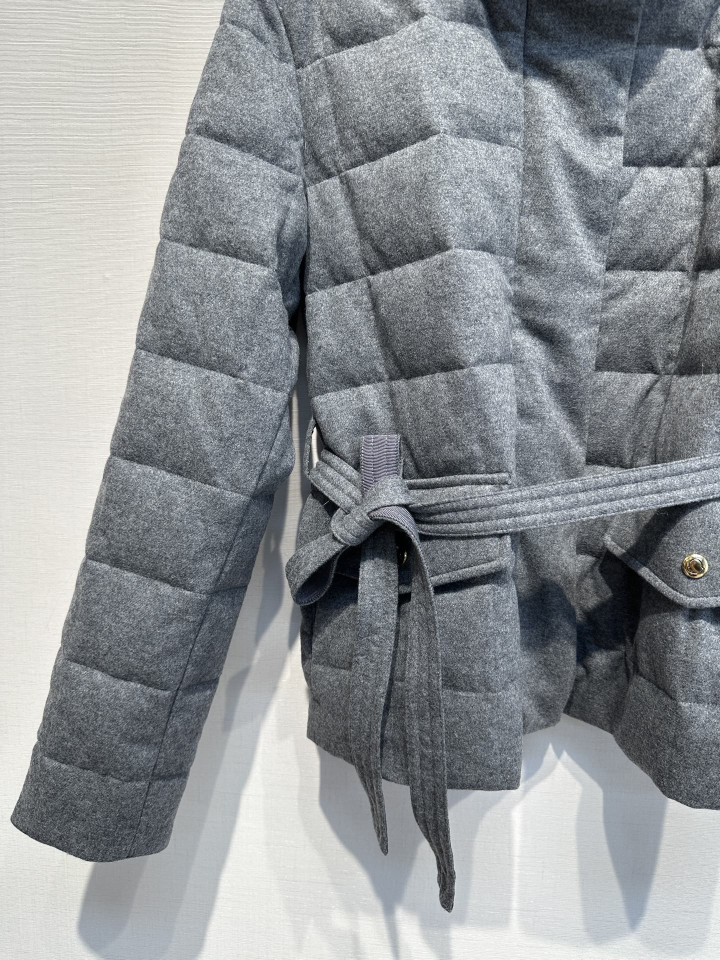 MC 2025 Jacket Grey Polyester Wool