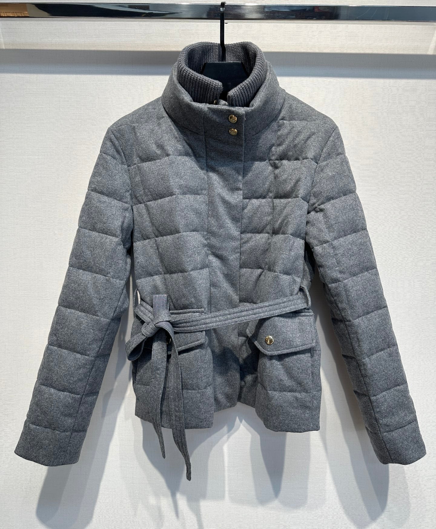 MC 2025 Jacket Grey Polyester Wool