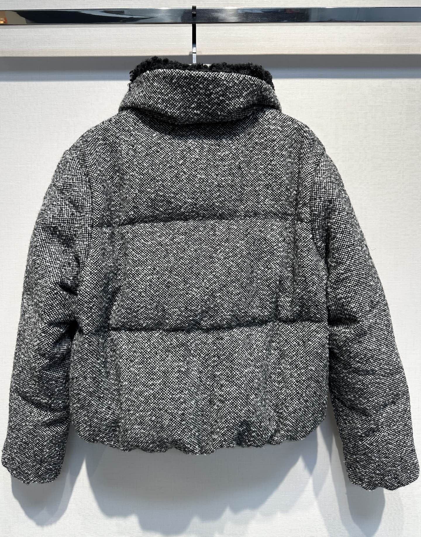 MC 2025 Jacket Black White Tweed Lambwool