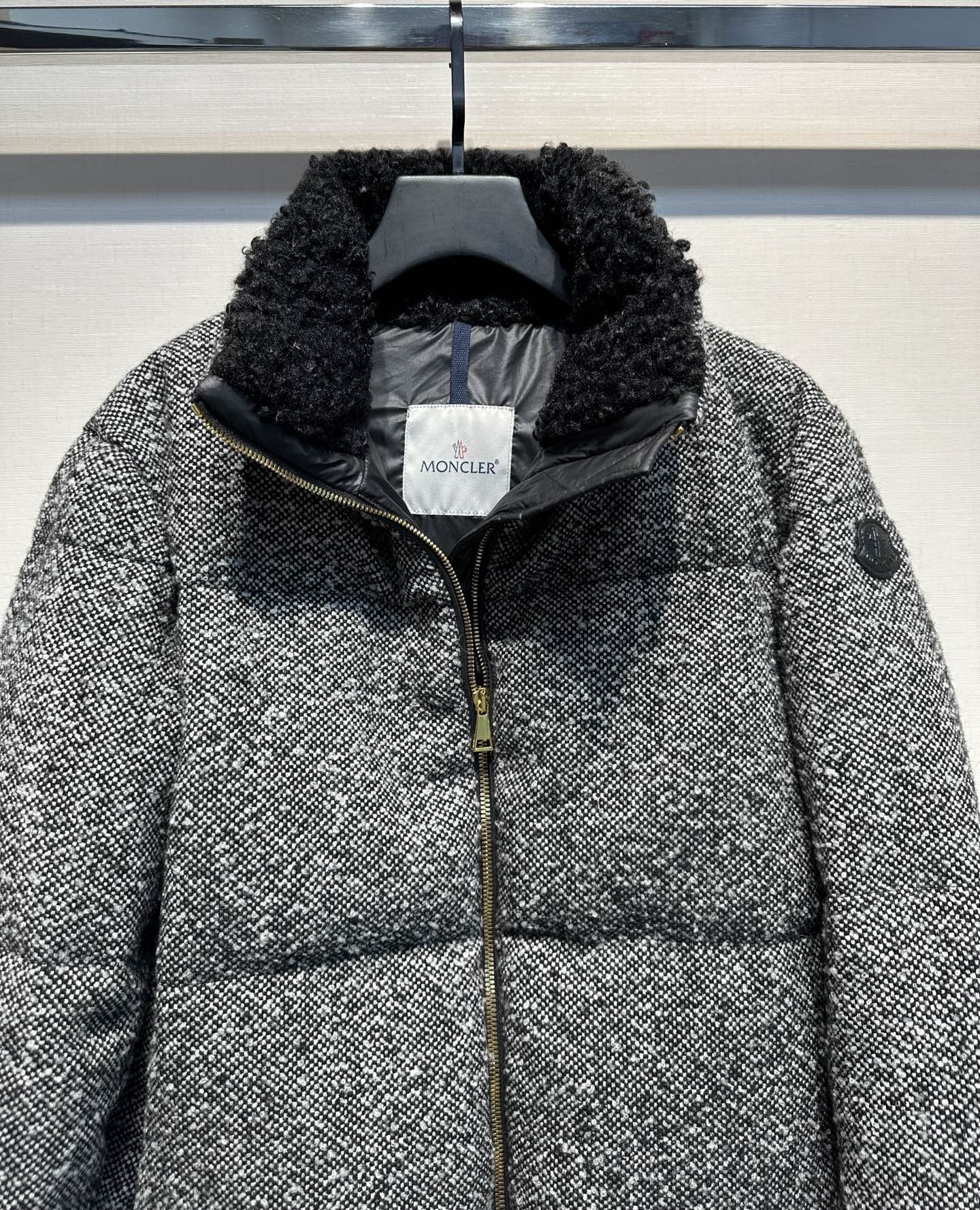 MC 2025 Jacket Black White Tweed Lambwool