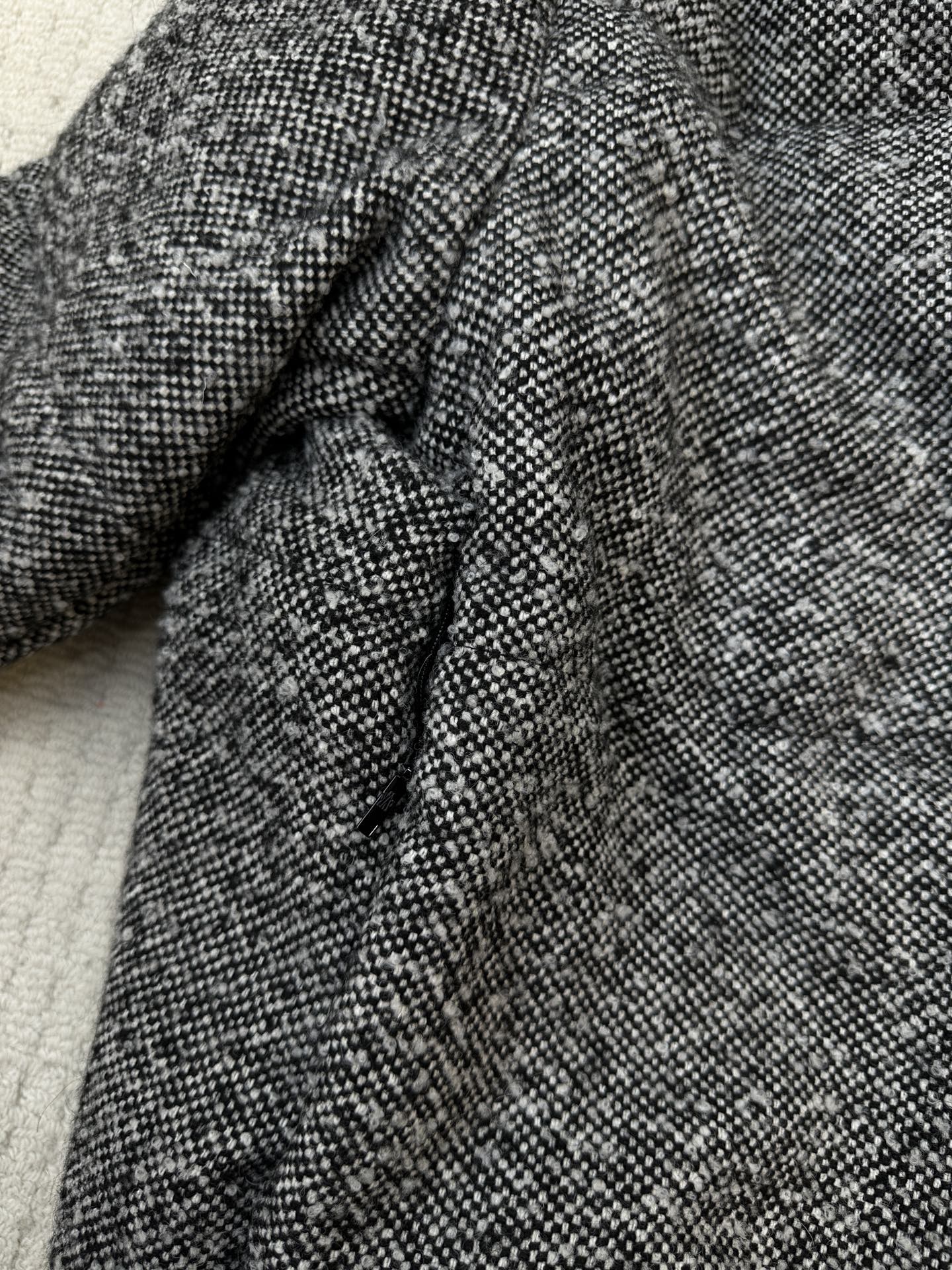 MC 2025 Jacket Black White Tweed Lambwool