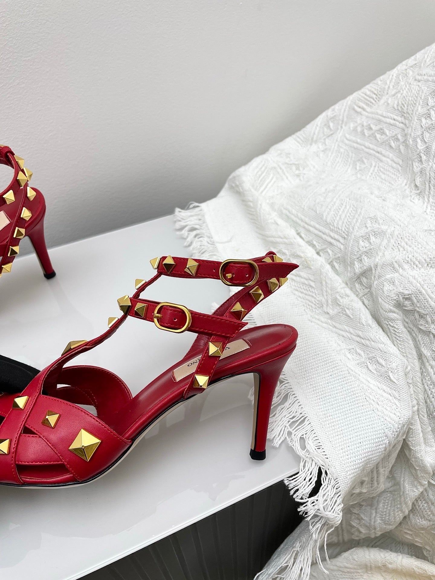 VT 26s Slingback 80 Dark Red Lambskin 611374