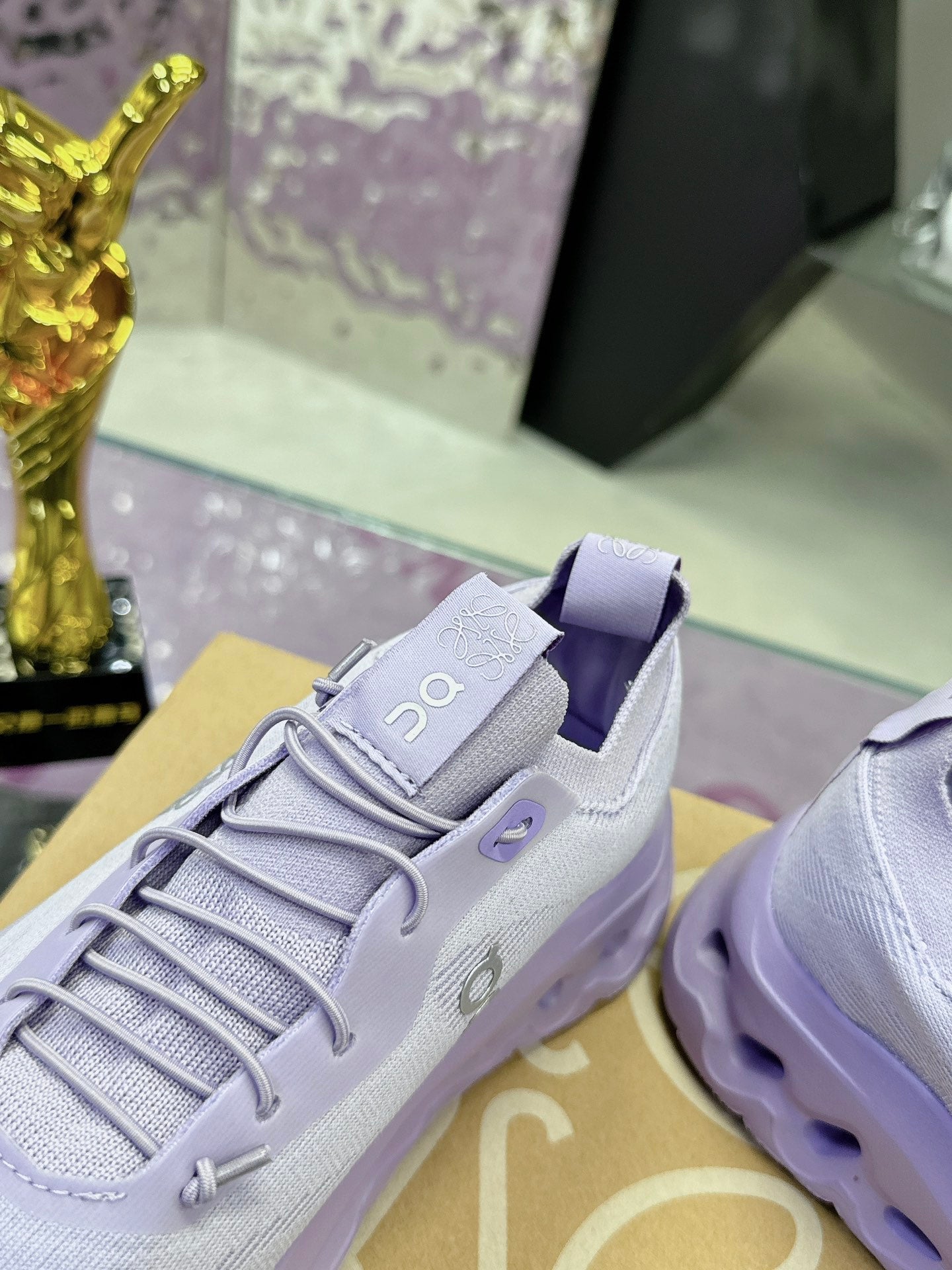 Loewe x On Cloudtilt Sneaker Purple Calfskin