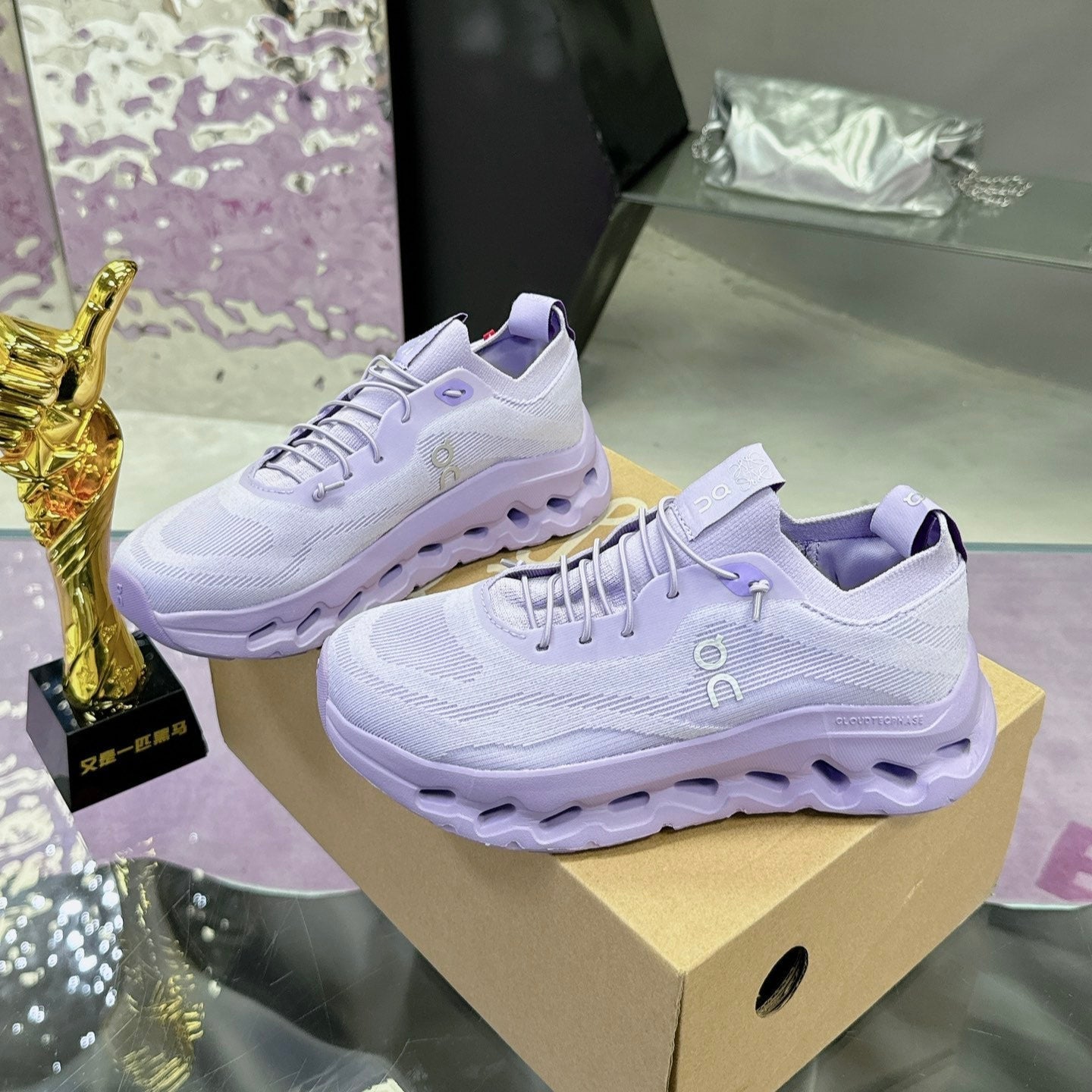 Loewe x On Cloudtilt Sneaker Purple Calfskin