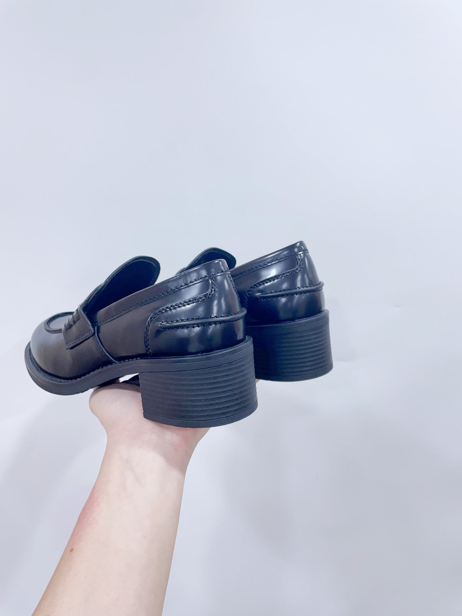 Miu Loafers Black Cowhide