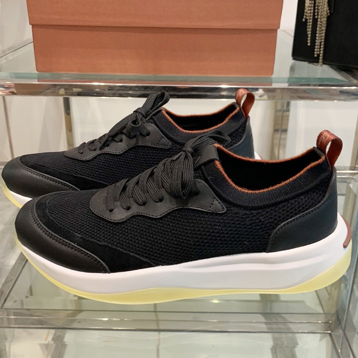 LP Flexy Walk Men's Sneaker Black Wool 307251