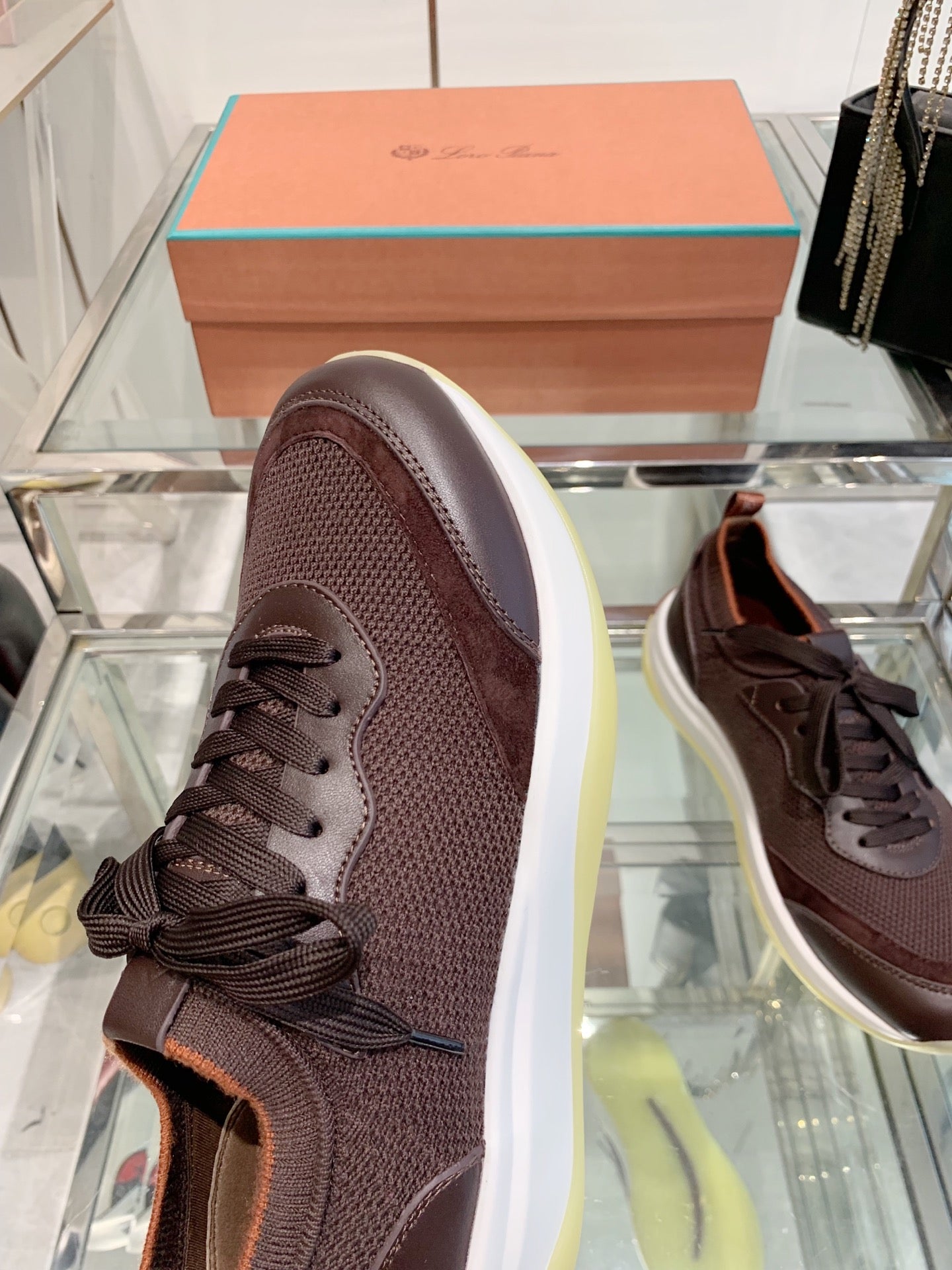 LP Flexy Walk Men's Sneaker Brown Wool 307254