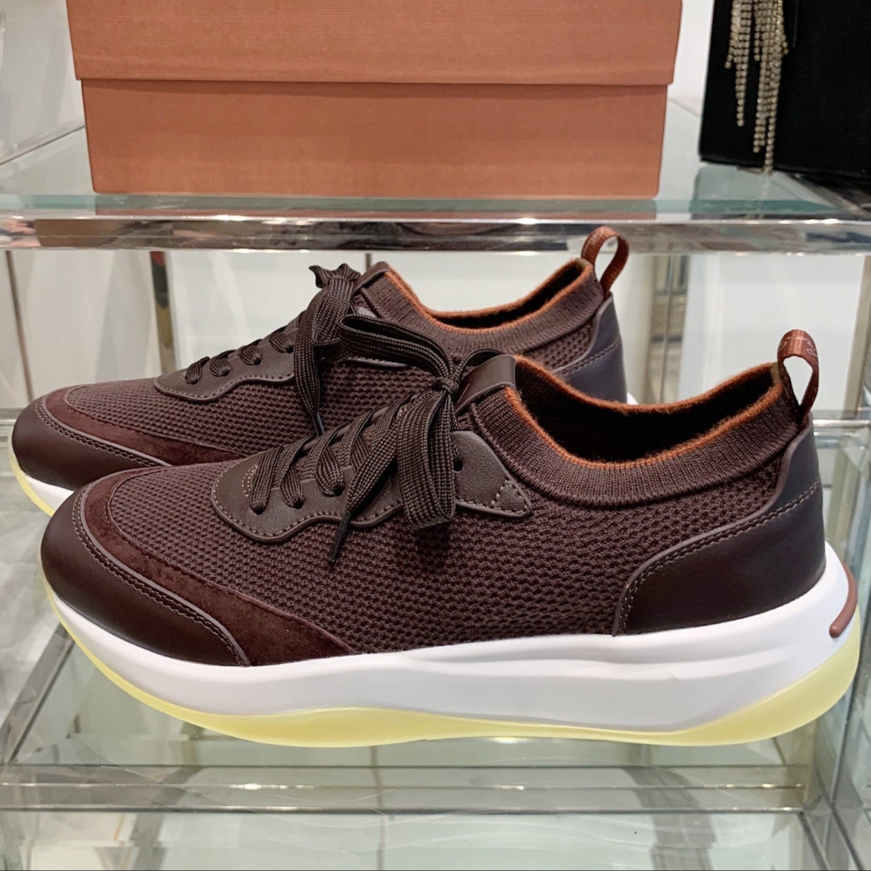 LP Flexy Walk Men's Sneaker Brown Wool 307254