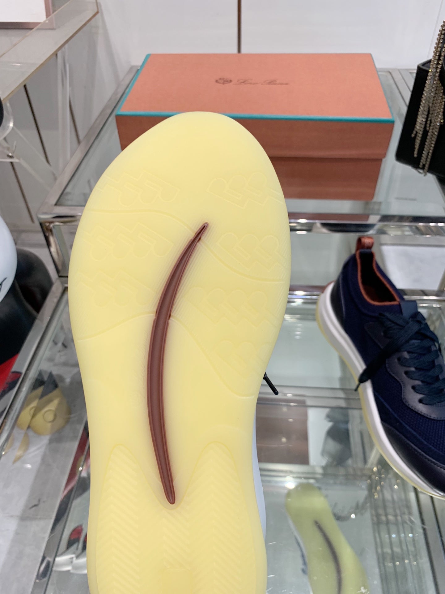 LP Flexy Walk Men's Sneaker Navy Blue Wool 307257