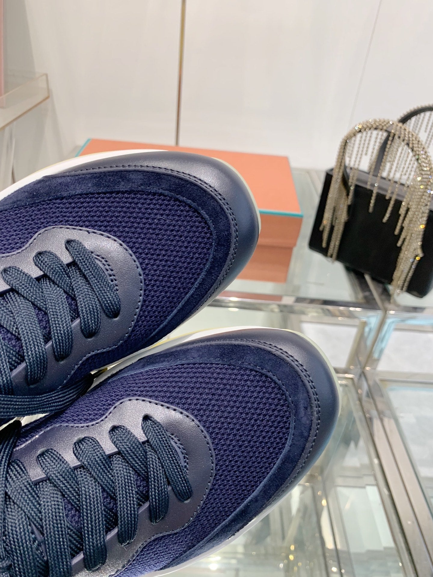 LP Flexy Walk Men's Sneaker Navy Blue Wool 307257