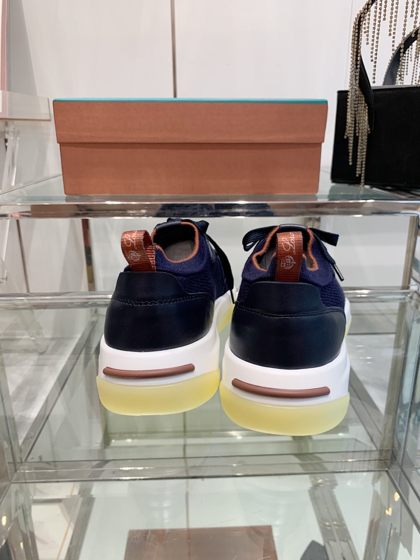 LP Flexy Walk Men's Sneaker Navy Blue Wool 307257