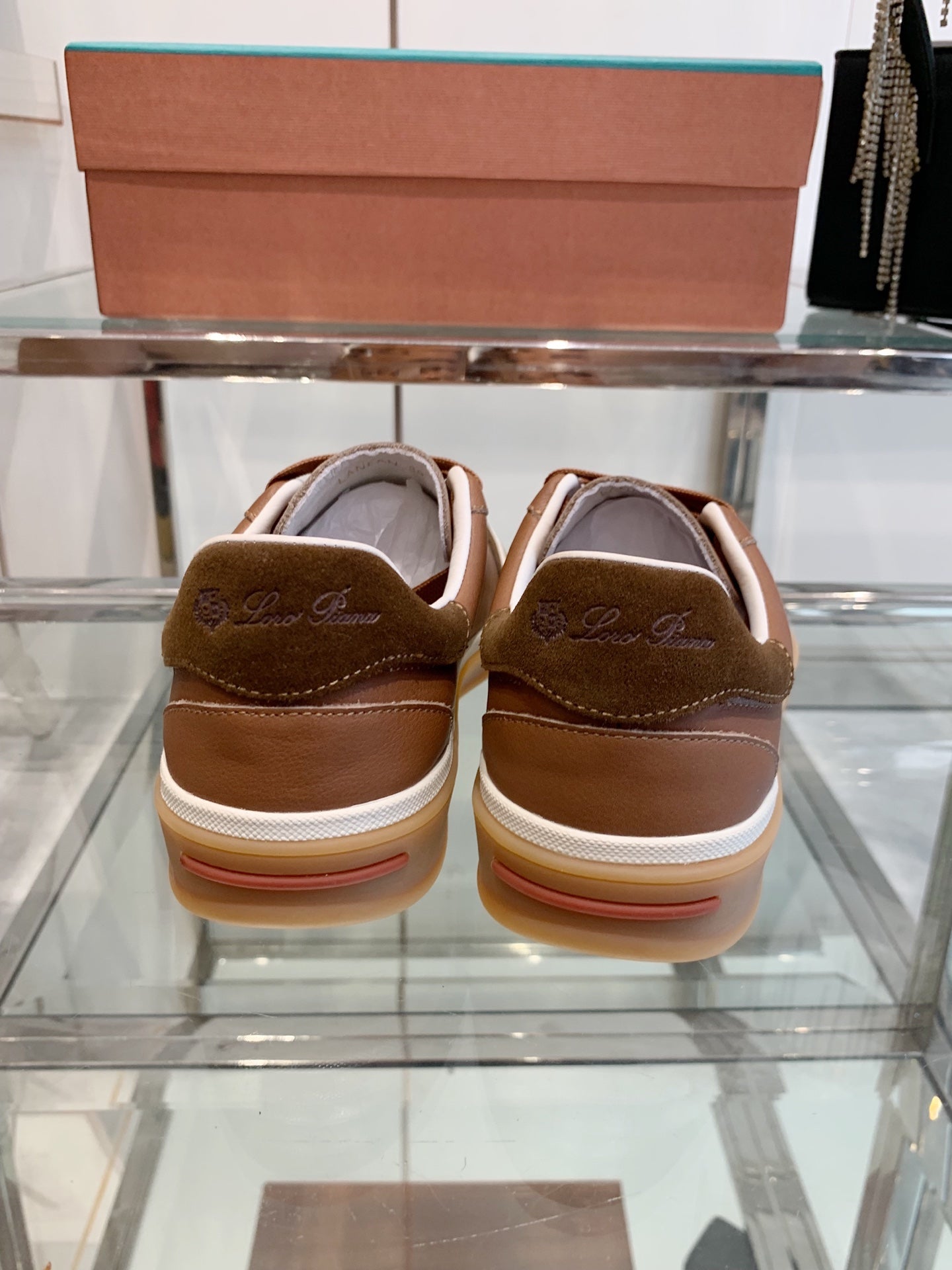 LP Tennis Walk Sneaker Brown Suede 307245