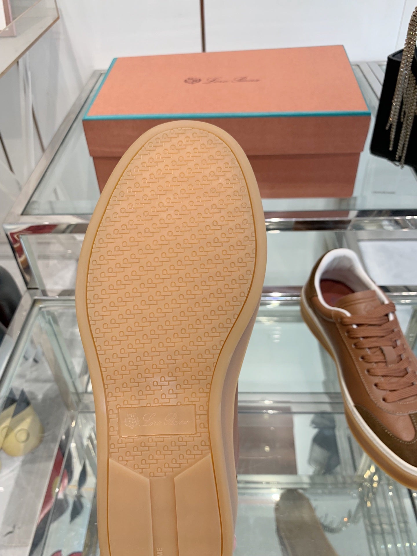 LP Tennis Walk Sneaker Brown Suede 307245