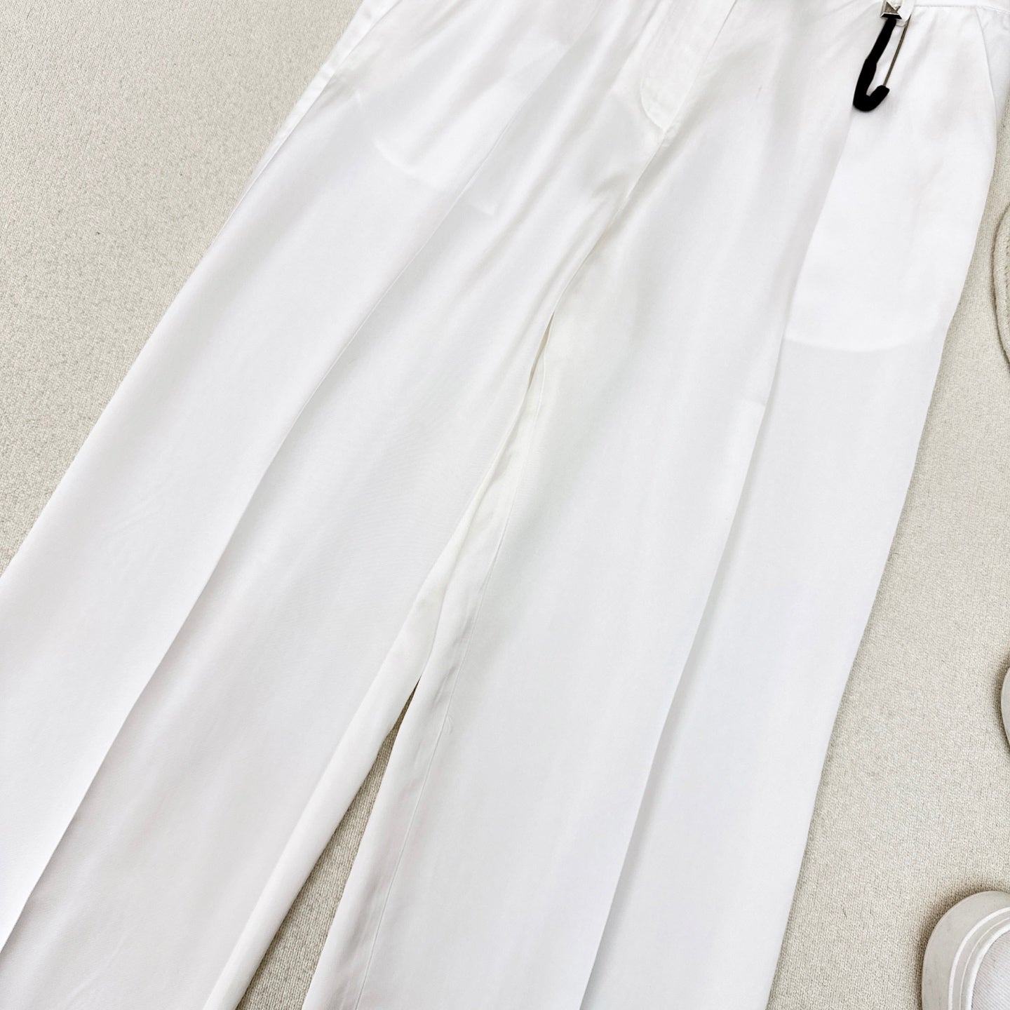 Prada 25 Pant White Acetate 602438