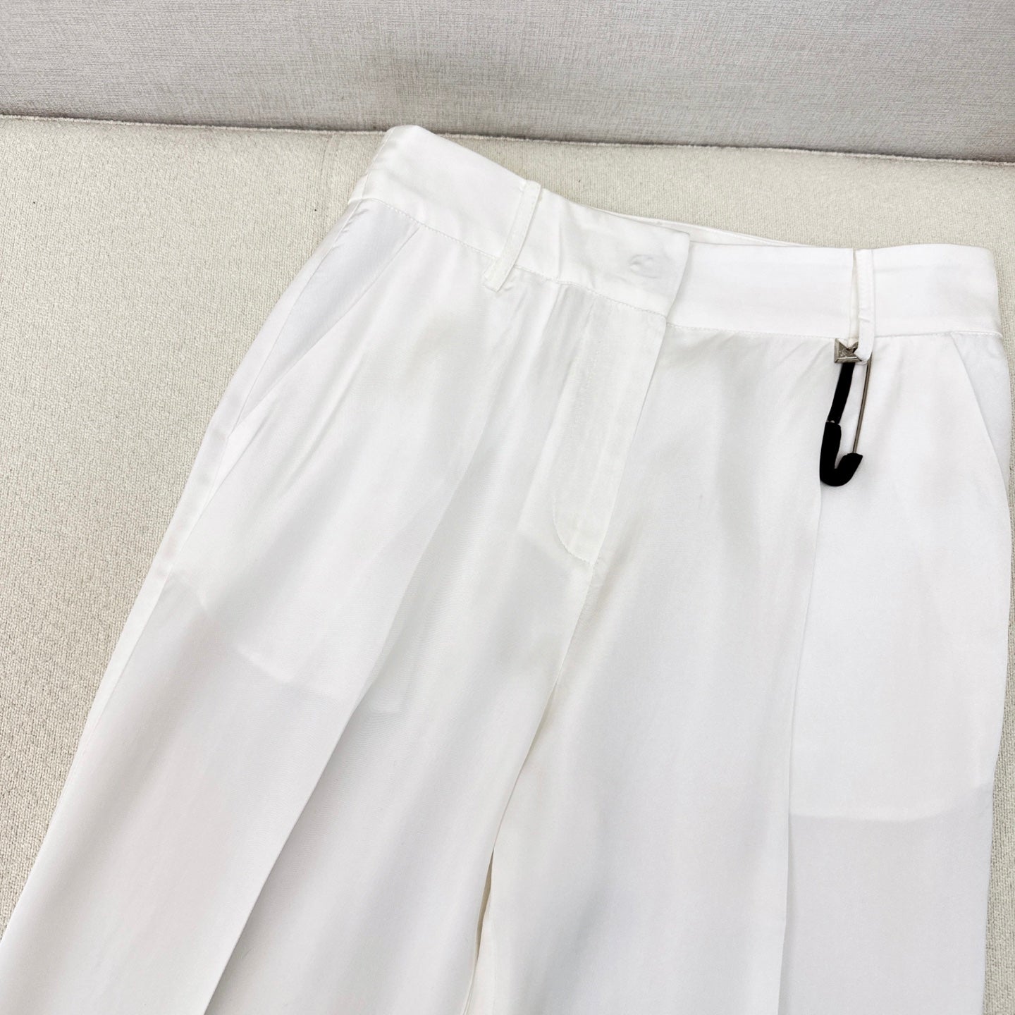 Prada 25 Pant White Acetate 602438