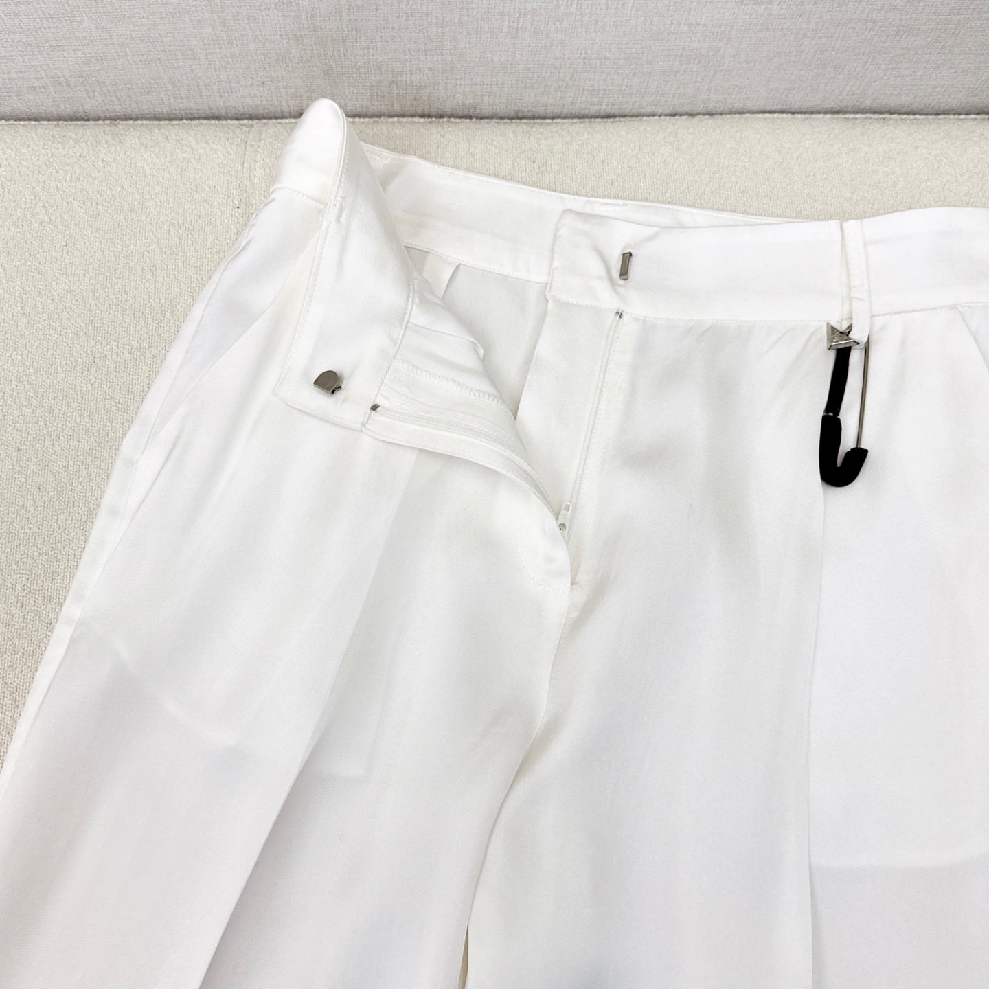 Prada 25 Pant White Acetate 602438