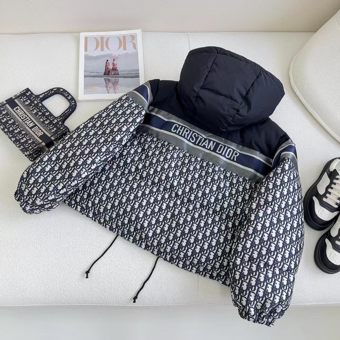 CD 25 Jacket Blue White Black Down Polyester 319275