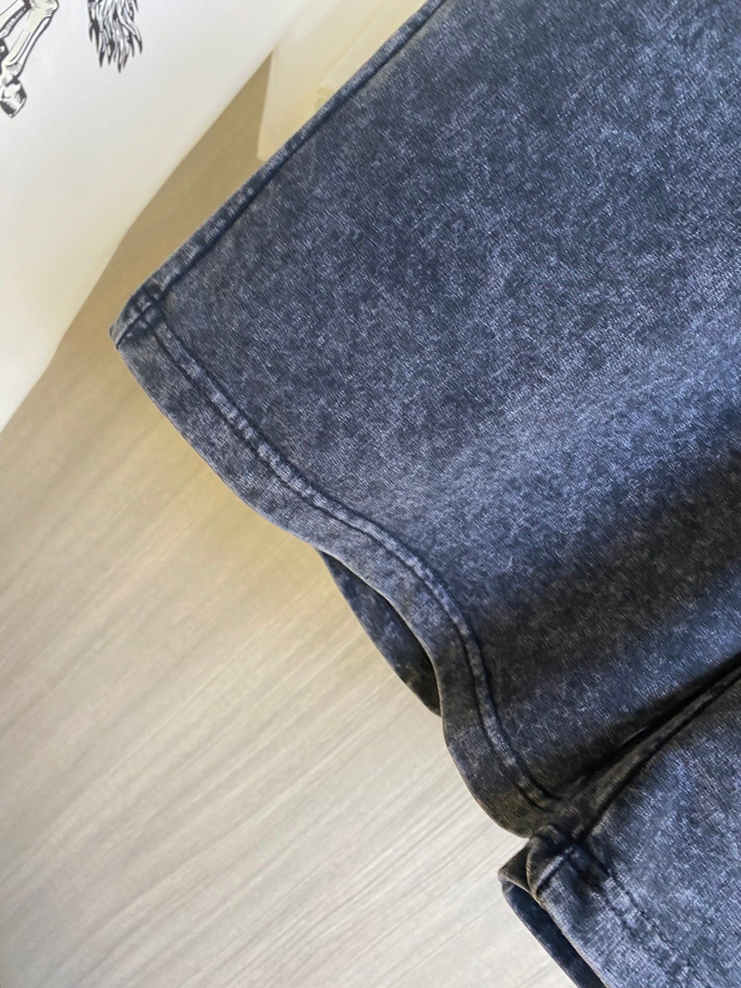 LV CASUAL SHORT BLACK DENIM 239582