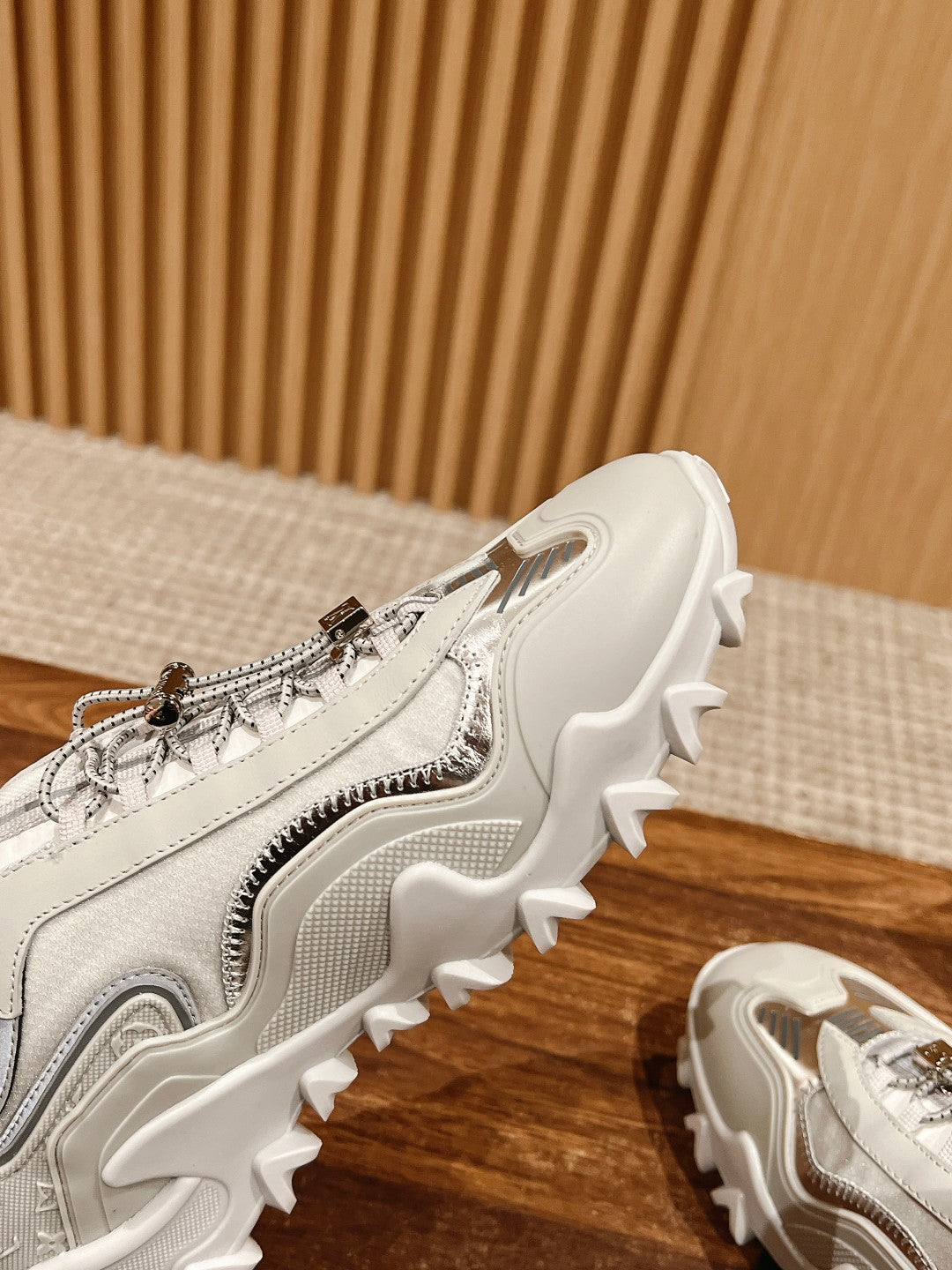 LV Rush Sneaker White Mix Silver Cowhide