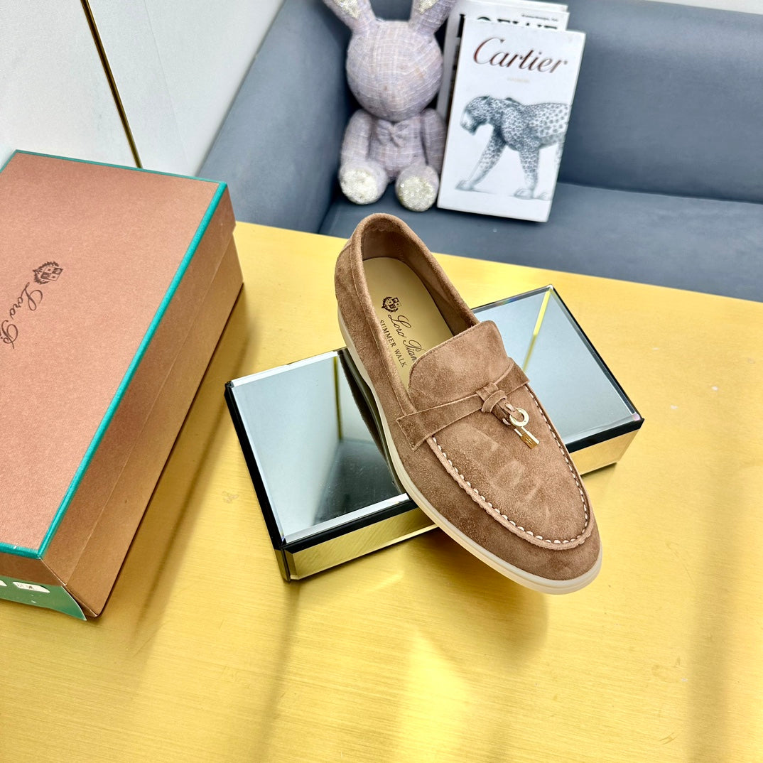LP Summer Charms Walk Loafers French Beige Suede 994494