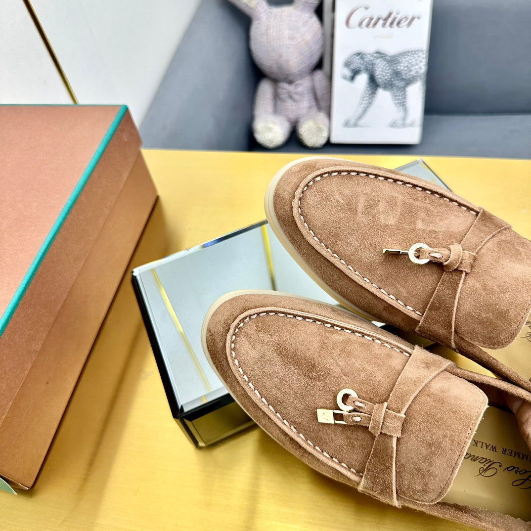 LP Summer Charms Walk Loafers French Beige Suede 994494