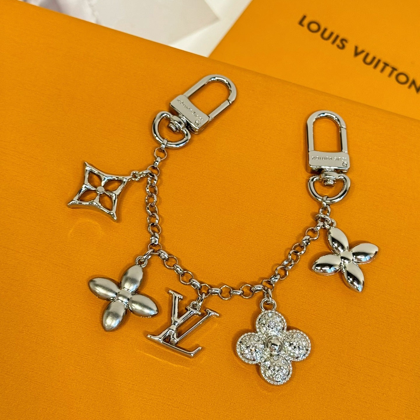 LV Fleur de Monogram Bag Charm