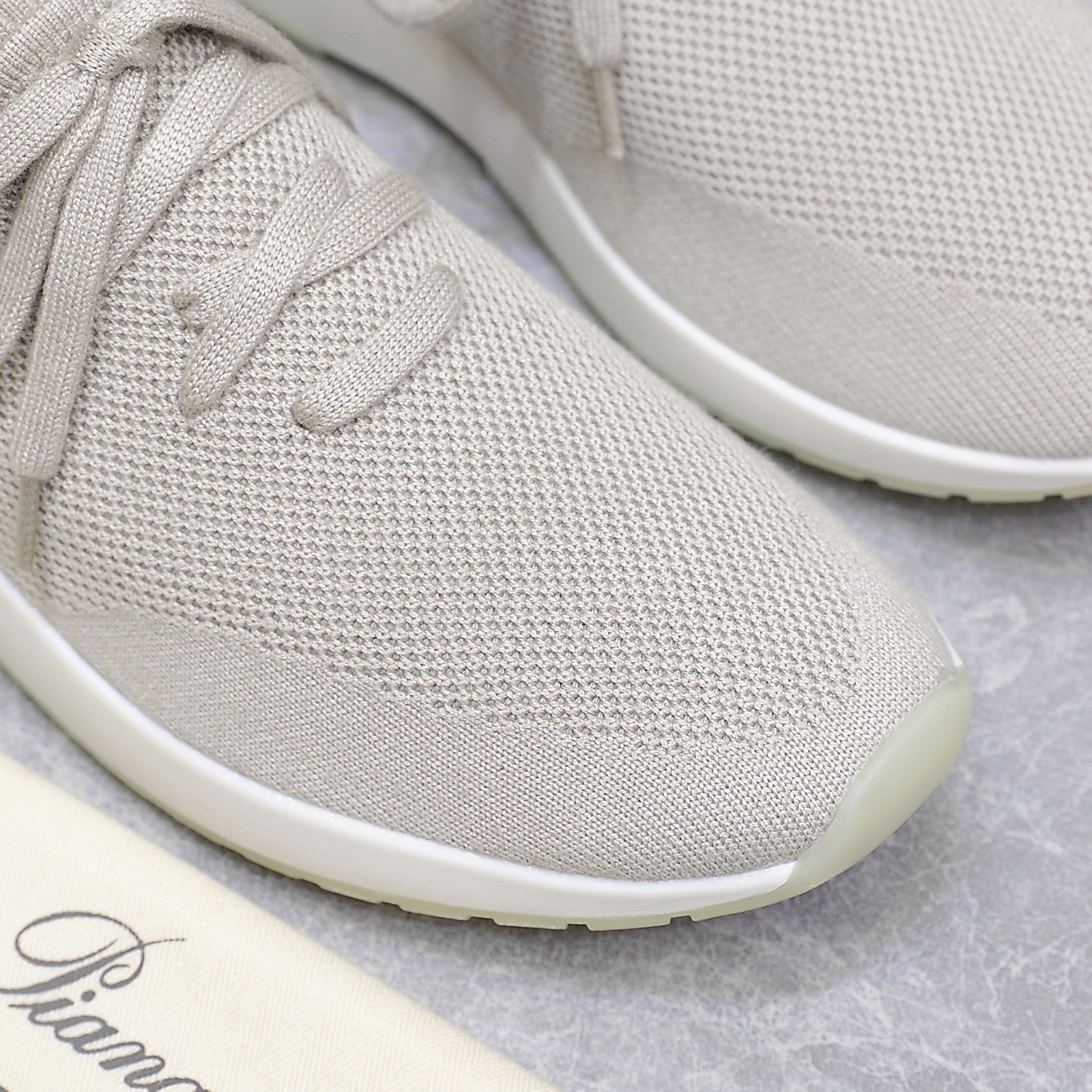 LP lady Flexy Walk  Sneaker Power Pearl mix Orange Wool And Calfskin 310447