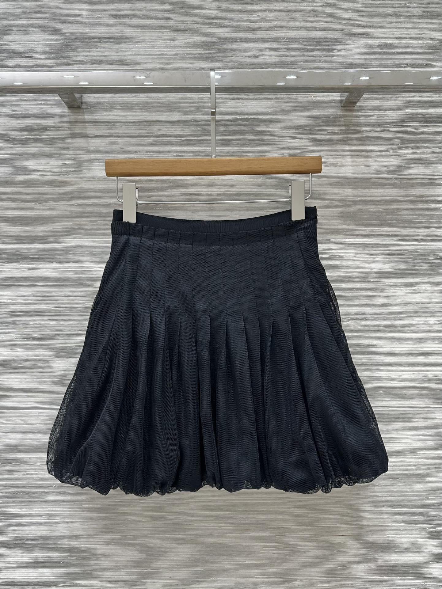 CD Gauze Skirt Black Polyester