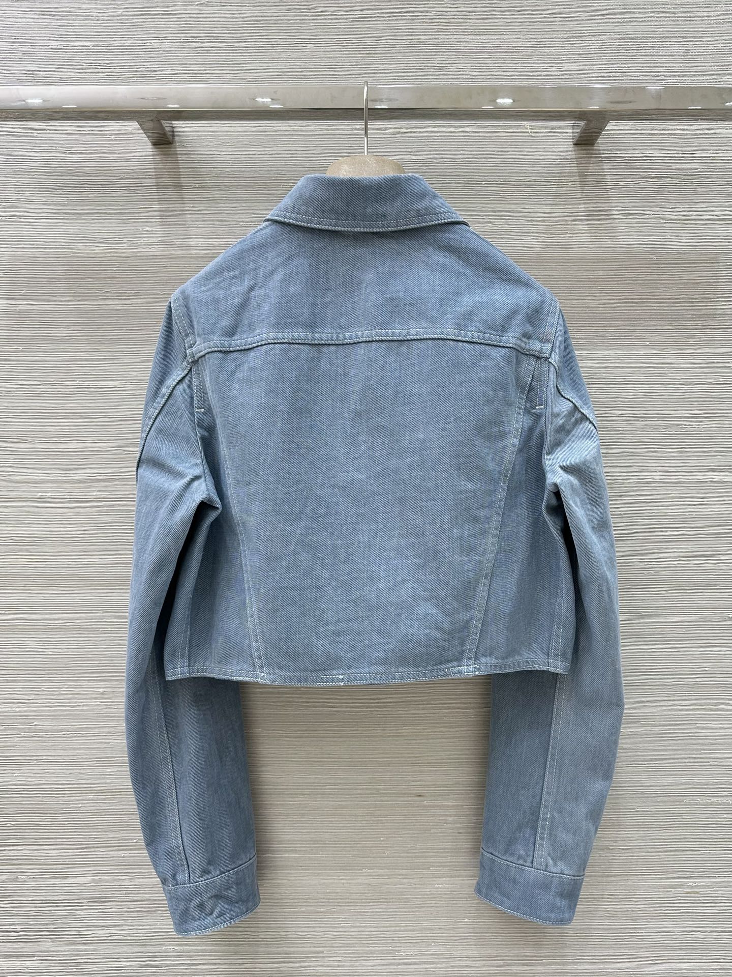 Fendi 25 Denim Jacket Haze Blue Cotton