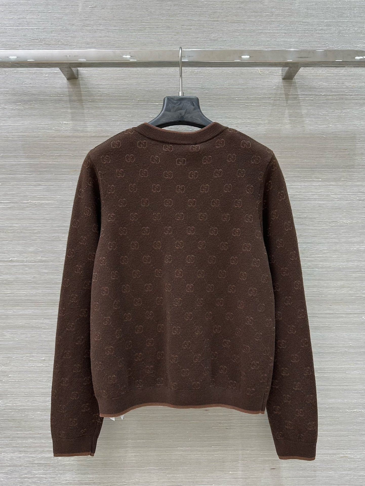 GG 25 Cardigan Earth Brown Wool 0012
