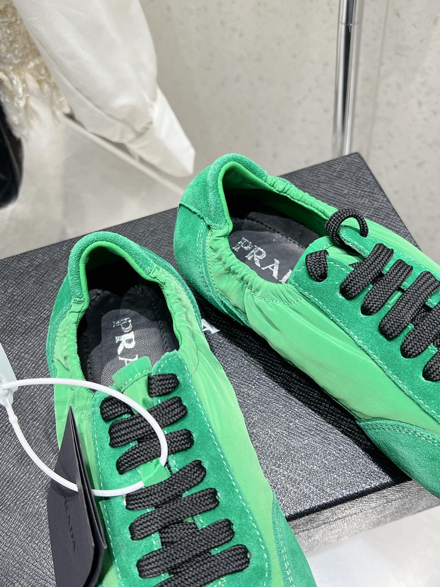 Pra 2025 Collapse Sneaker Green Black Re-Nylon Suede 554285