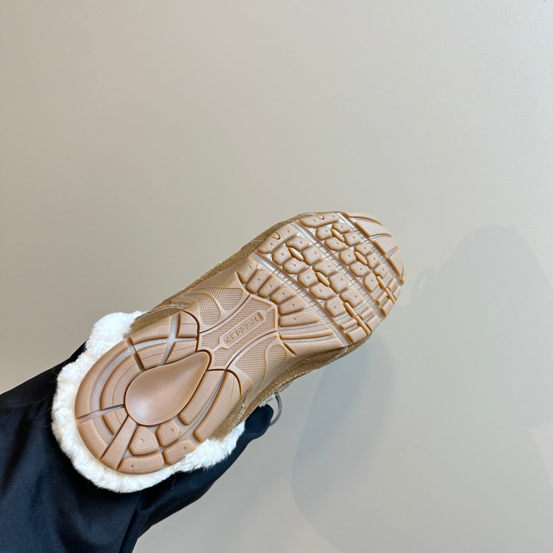 Miu x Balance 530 SL Mule Dark Brown Suede