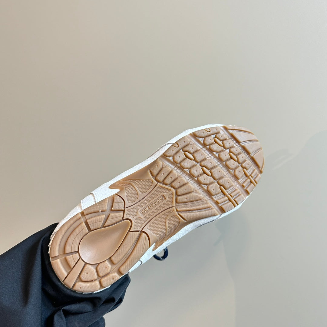 Miu x Balance 530 SL Sneakers White Fleece Lining Suede