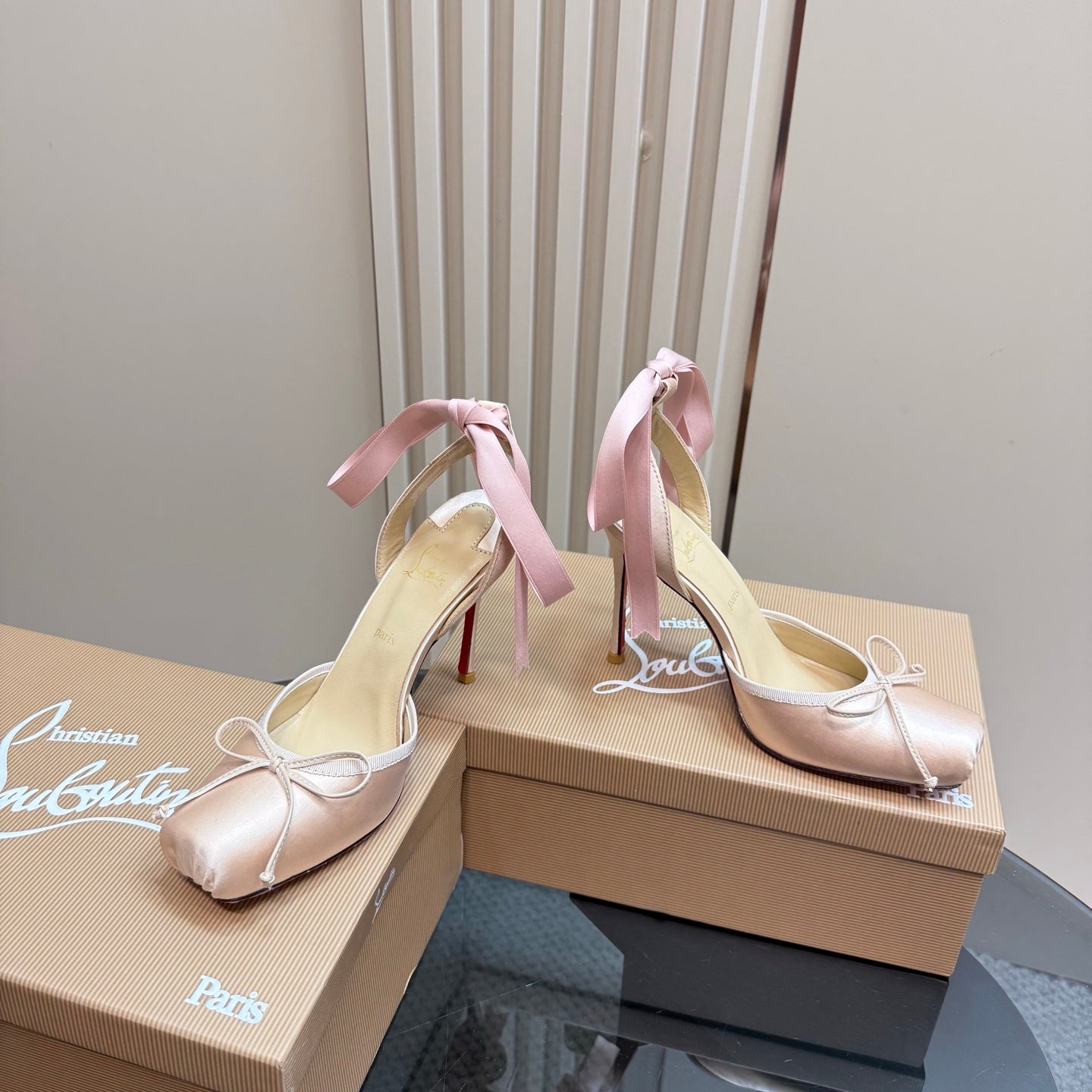 CL 25C Cassia Lace Up 100mm Your Pink Silk 215856