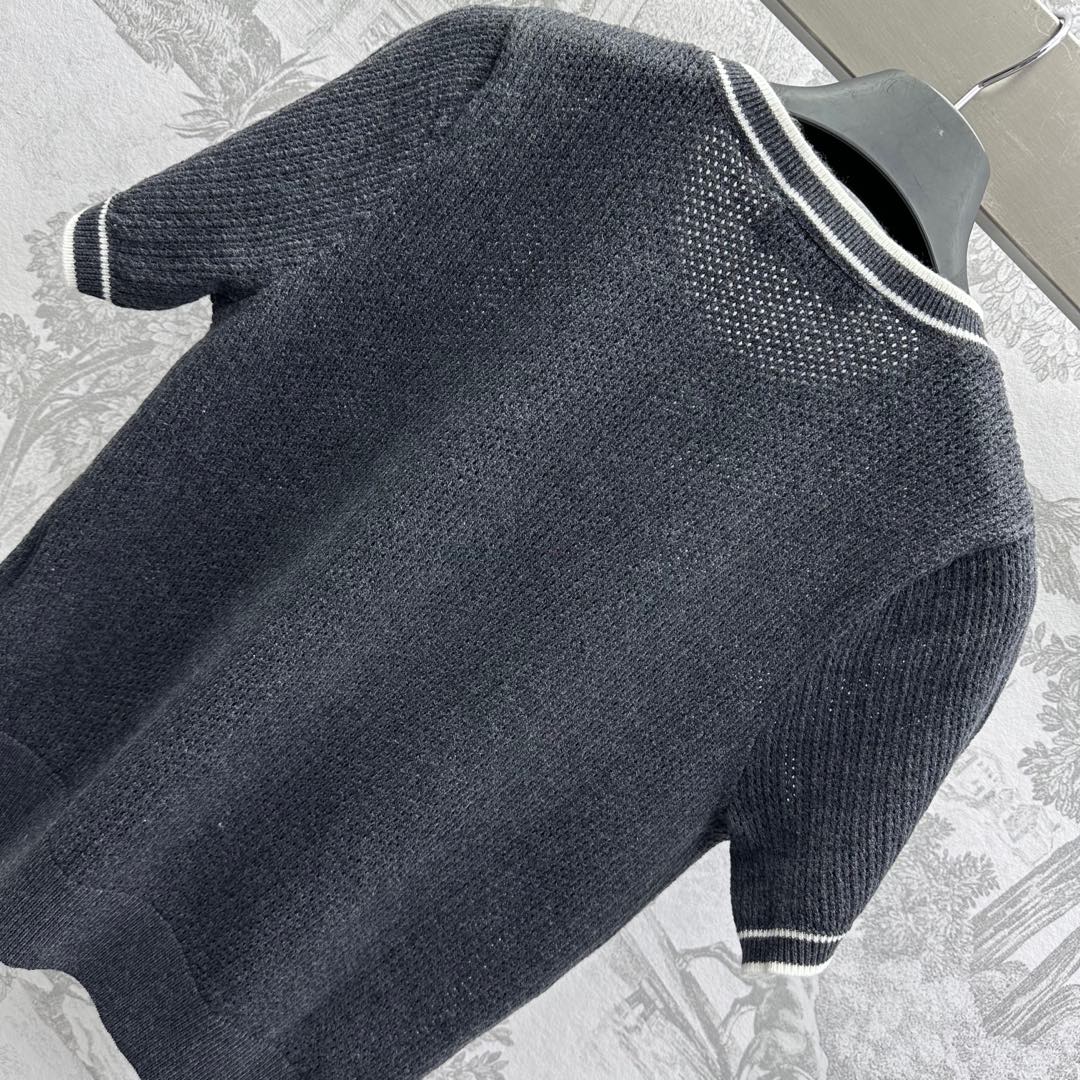 Miu 25 T-Shirt Black Wool  232002