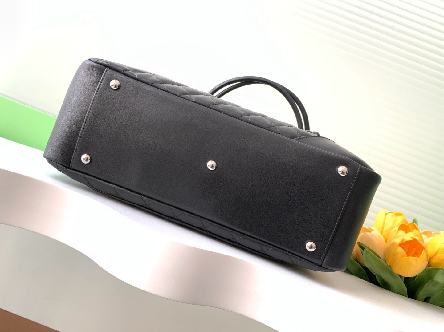 CC 2025 Cambon Bag Black White  Lambskin 308110