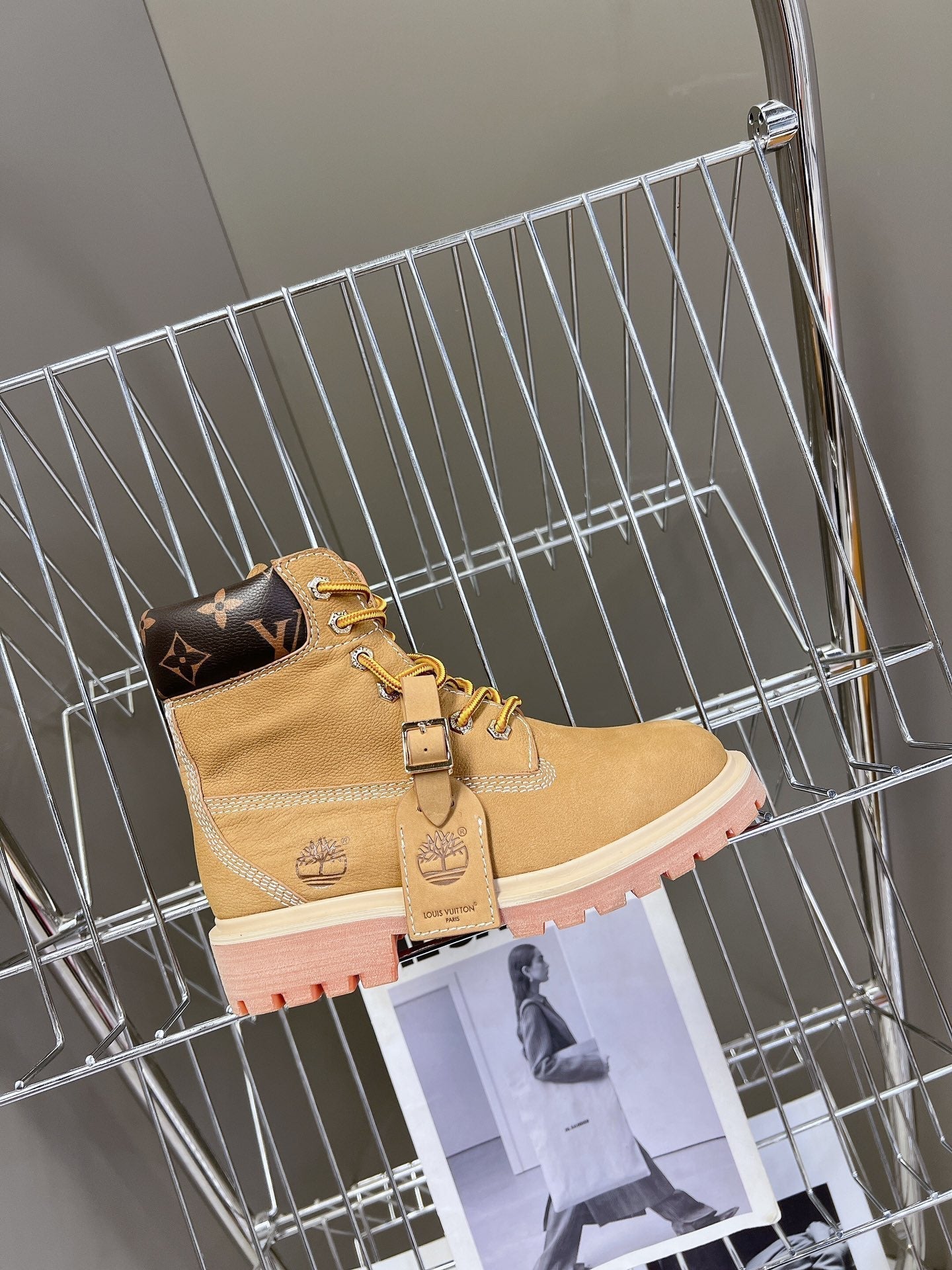 LV x Timberland Ankle Boot Brown Cowhide