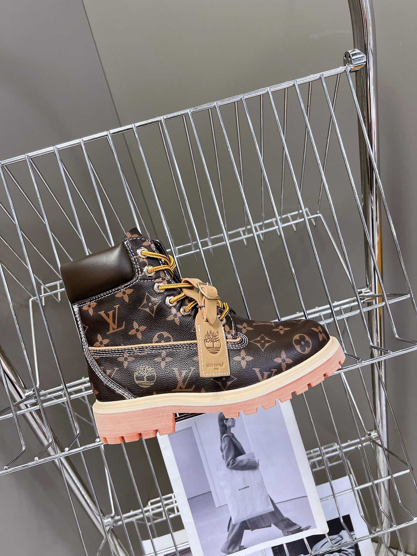 LV x Timberland 6-In Ankle Boot Dark Brown Monogram Cowhide