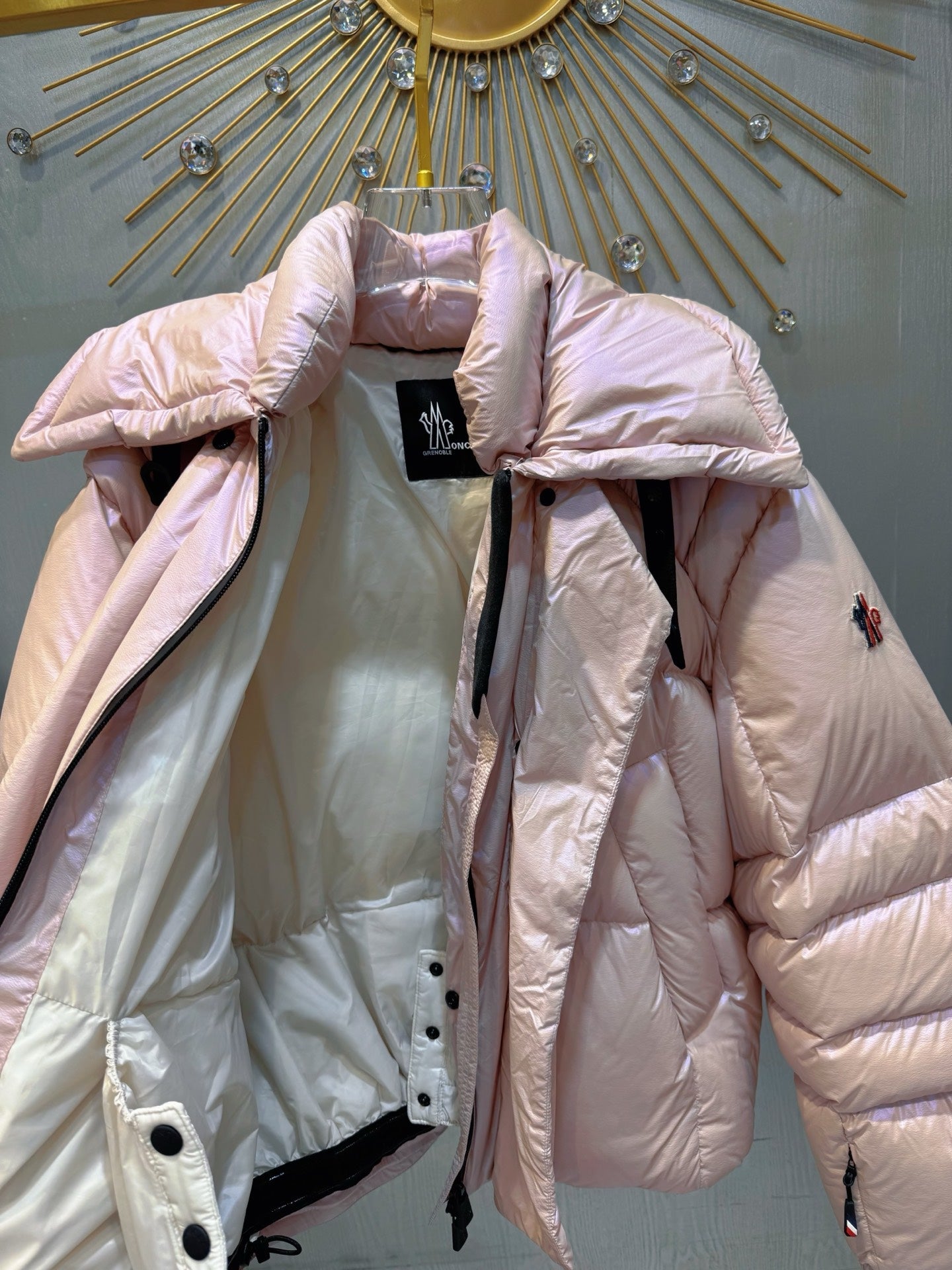 Moncler 2025 Moncler Grenoble Jeita Jacket Pink Down Polyester