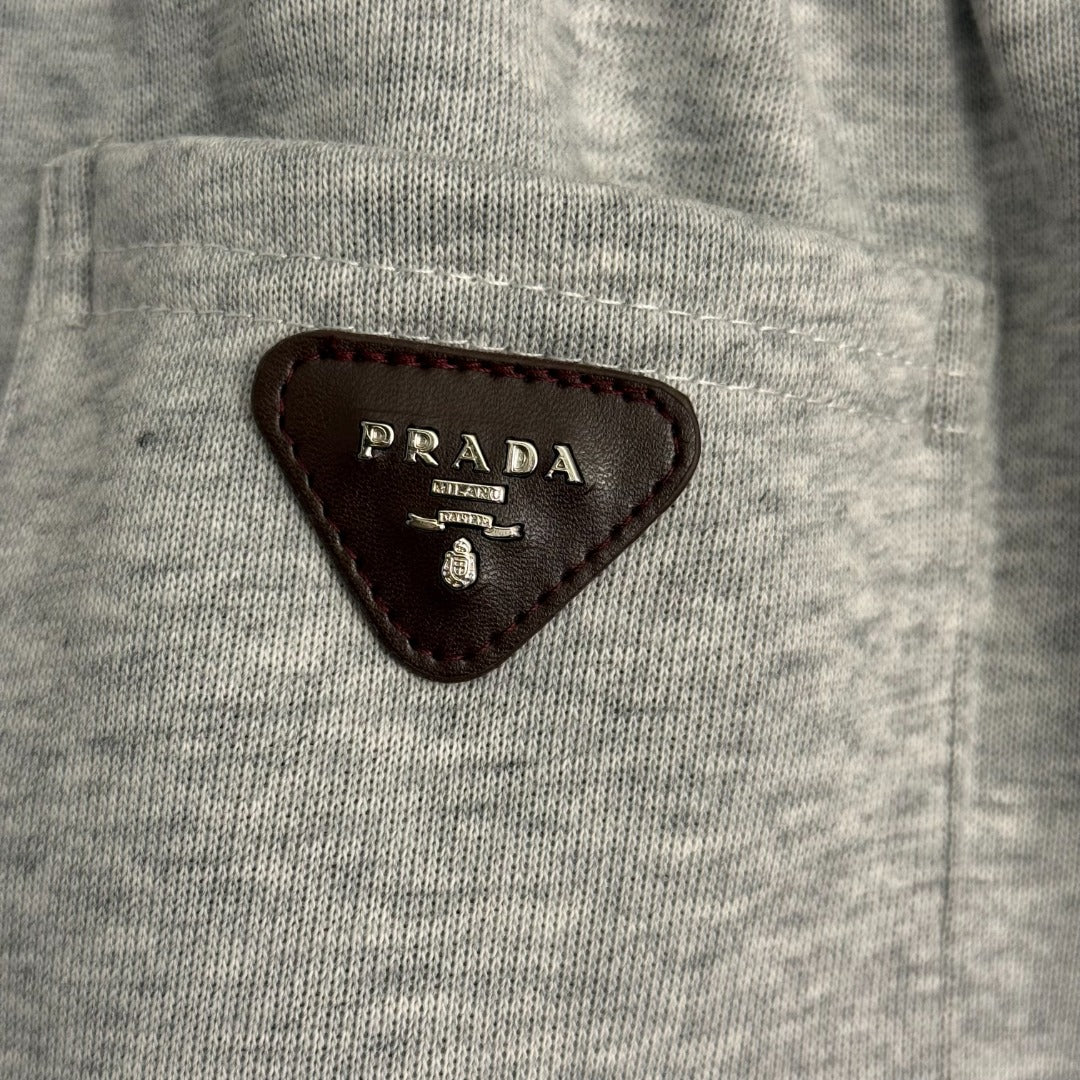 Prada 2025 Set Gray mix Burgundy Cotton