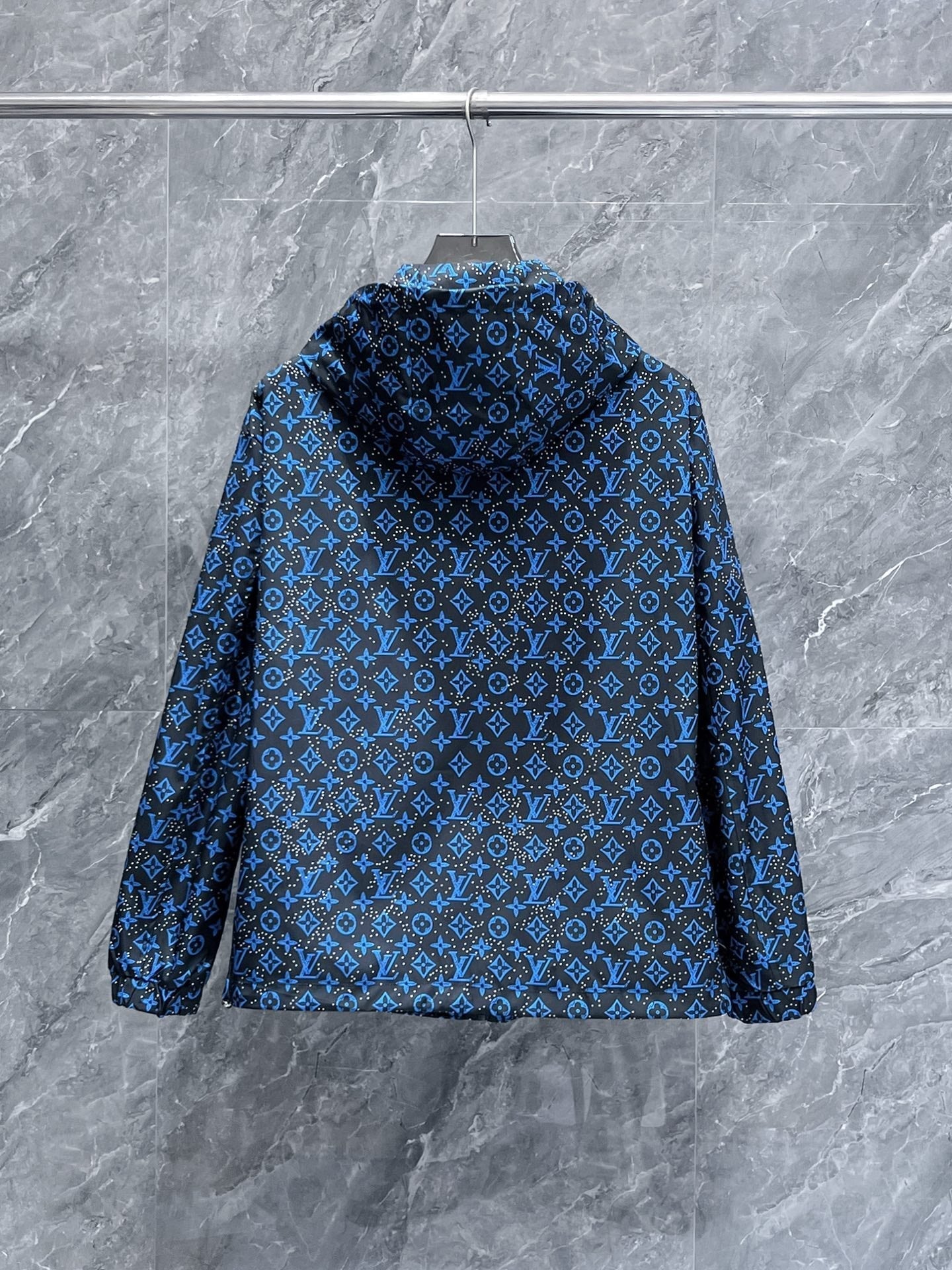 LV COBALT BLUE MIX BLACK MONOGRAM JACKET 239572