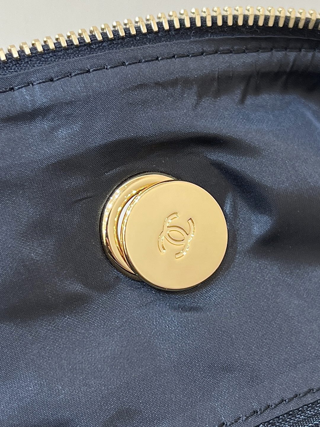 Chanel 24N Coconeige Ski Bag Black Velvet 256069