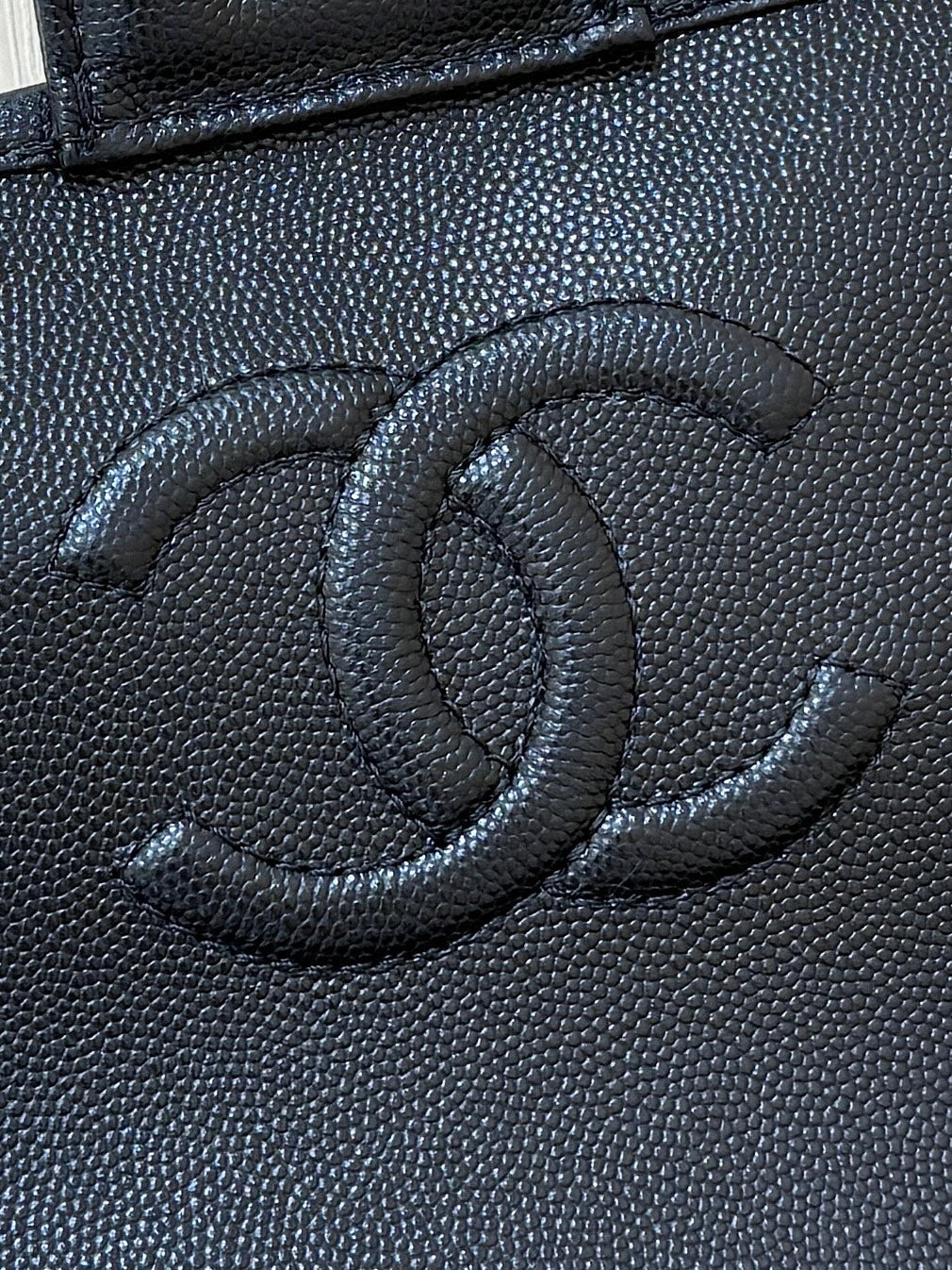 Chanel 2025 Four-Leaf Clover Backpack  Black Gold Caviar Leather 342116