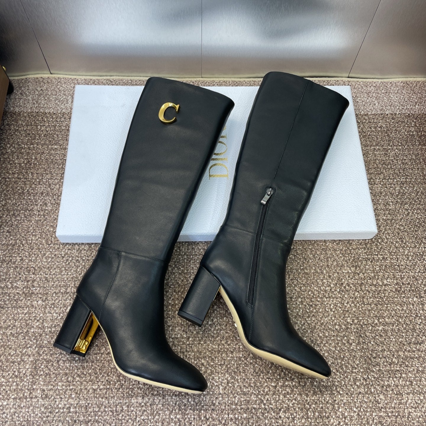 Dior 2025  D-Art Boot Black Calfskin 508533