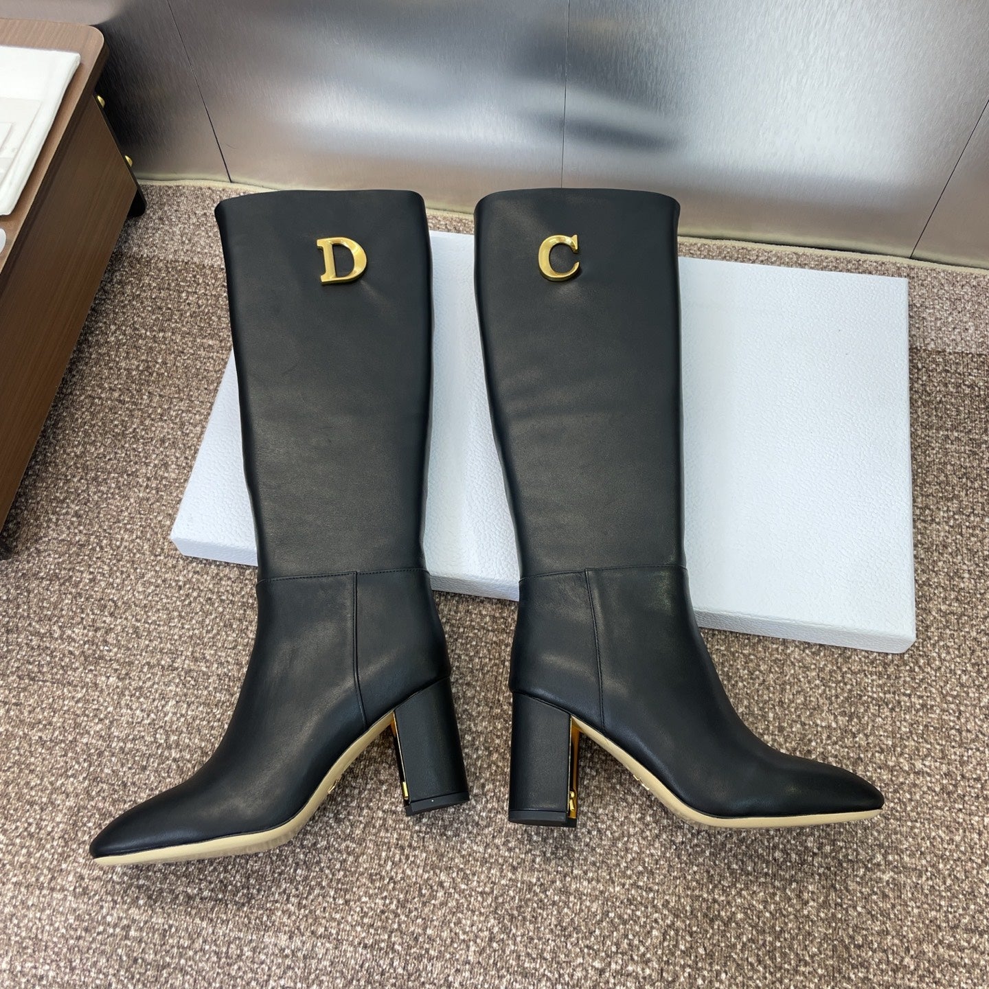 Dior 2025  D-Art Boot Black Calfskin 508533