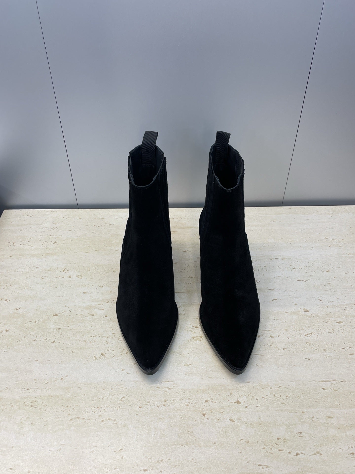 Dior 2025 D-West Chelsea Boots Black Suede 508543