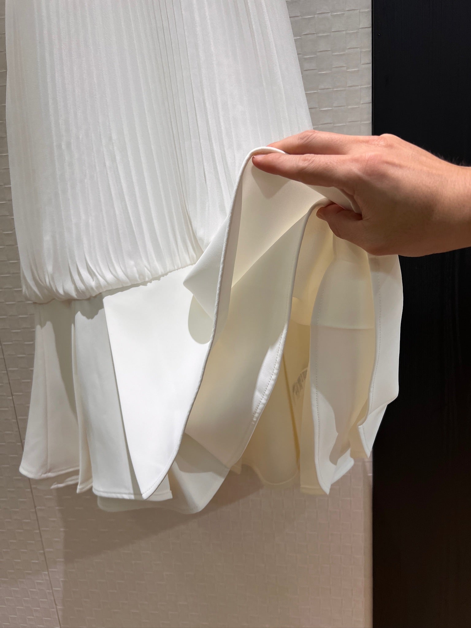 Loewe Sleeveless Vest Dress White Polyester