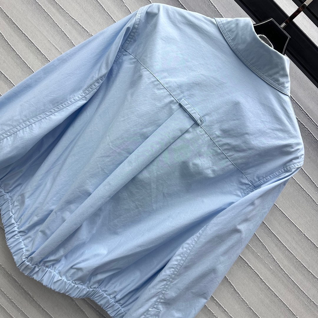 Miu Light Blue Cotton Shirt